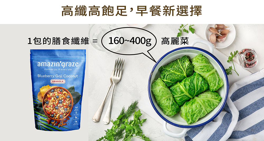 Amazin graze 堅果穀物燕麥脆片(香蕉蜂蜜250g