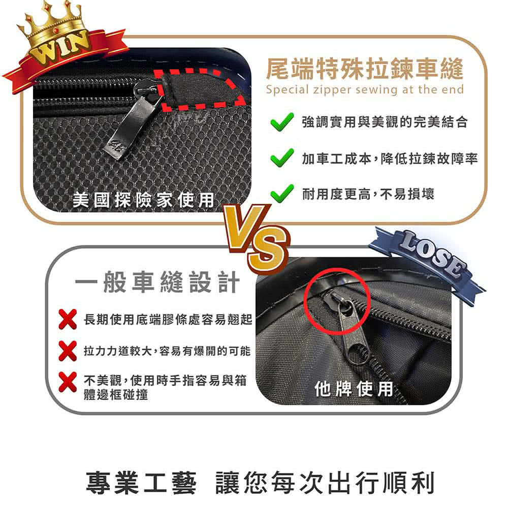 拉力力道較大,容易有爆開的可能