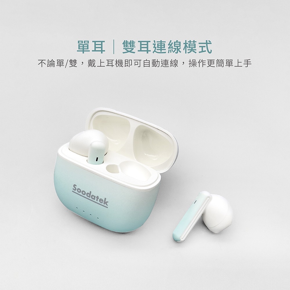 單耳雙耳連線模式 不論單雙,戴上耳機即可自動連線,操作更簡單上手 
