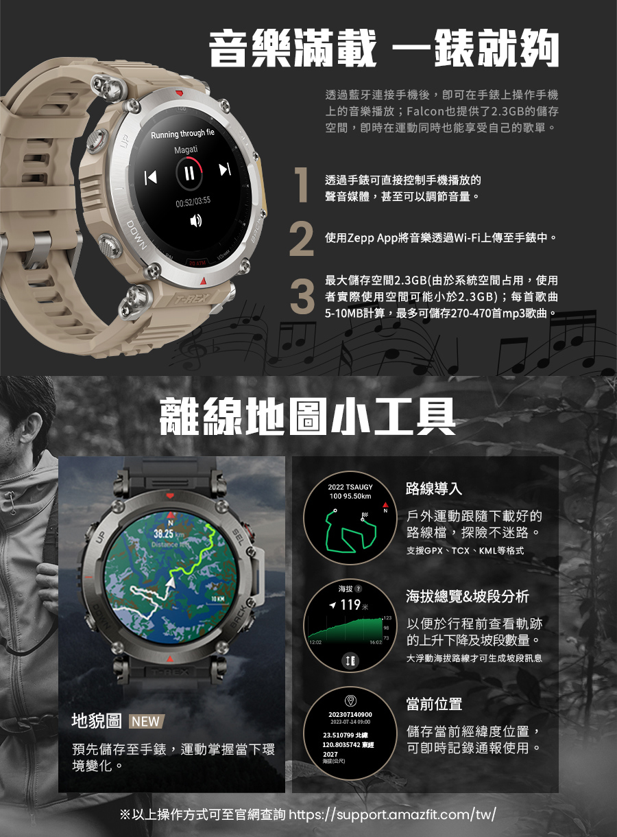 以上操作方式可至官網查詢 httpssupport.amazfit.comtw