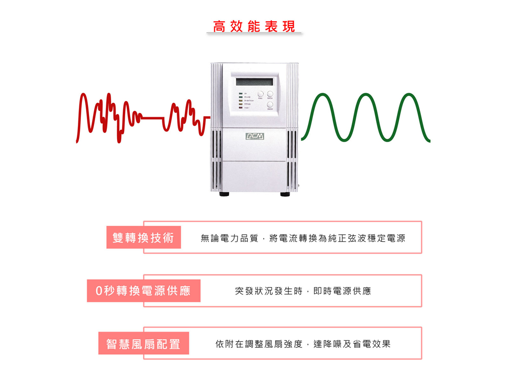 科風 VGD-3000 在線式 UPS 直立式 220V評價