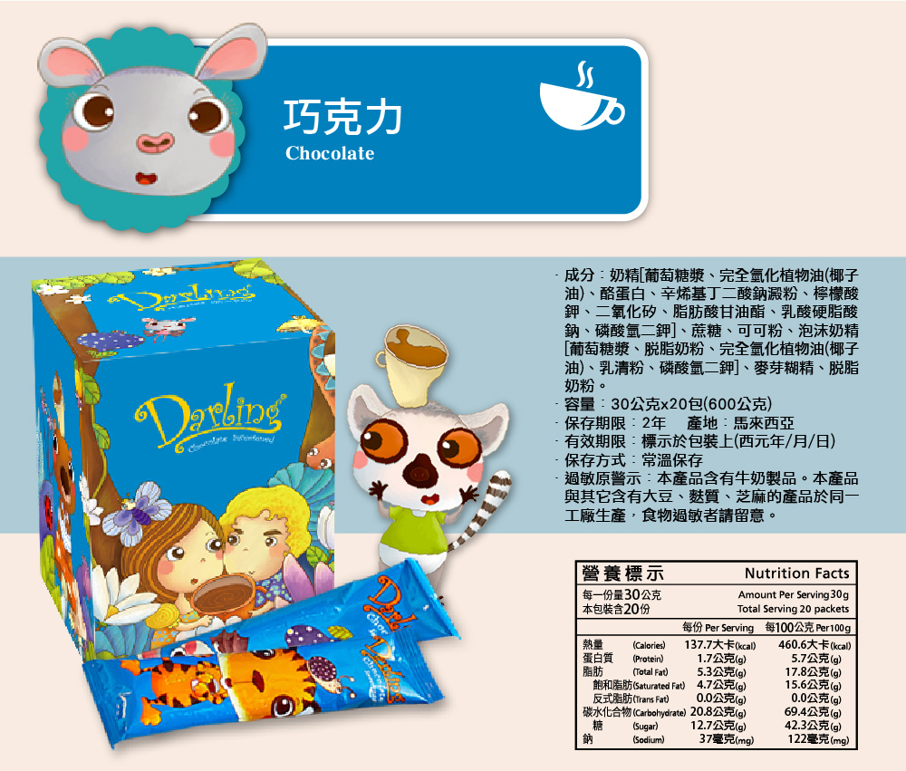 碳水化合物Carbohydrate 20.8公克g