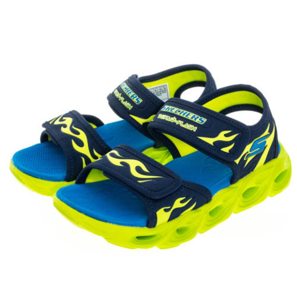 SKECHERS 涼鞋 童鞋 兒童 運動 魔鬼氈 THERM