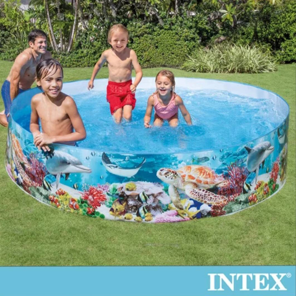 INTEX 免充氣泳池 244x46(免充氣戲水池 免充氣幼