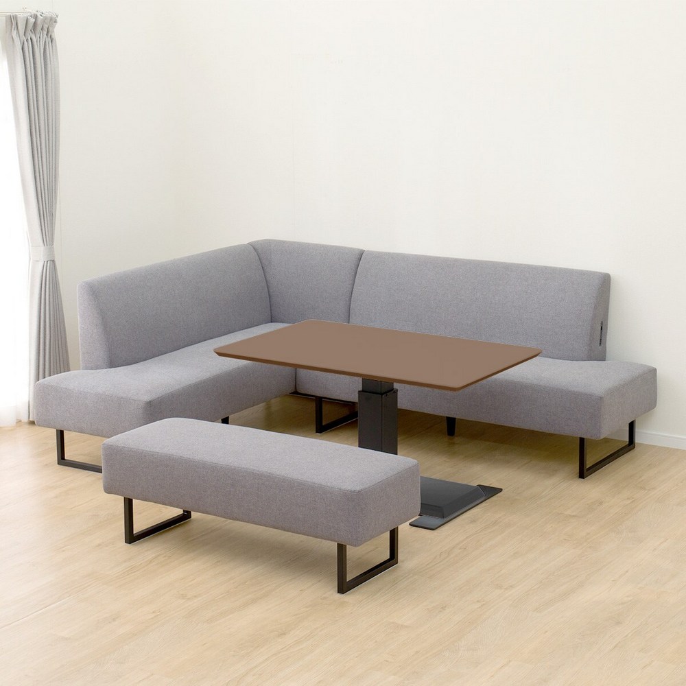 NITORI 宜得利家居 ◎耐磨 防潑水貓抓布 布質右L型沙