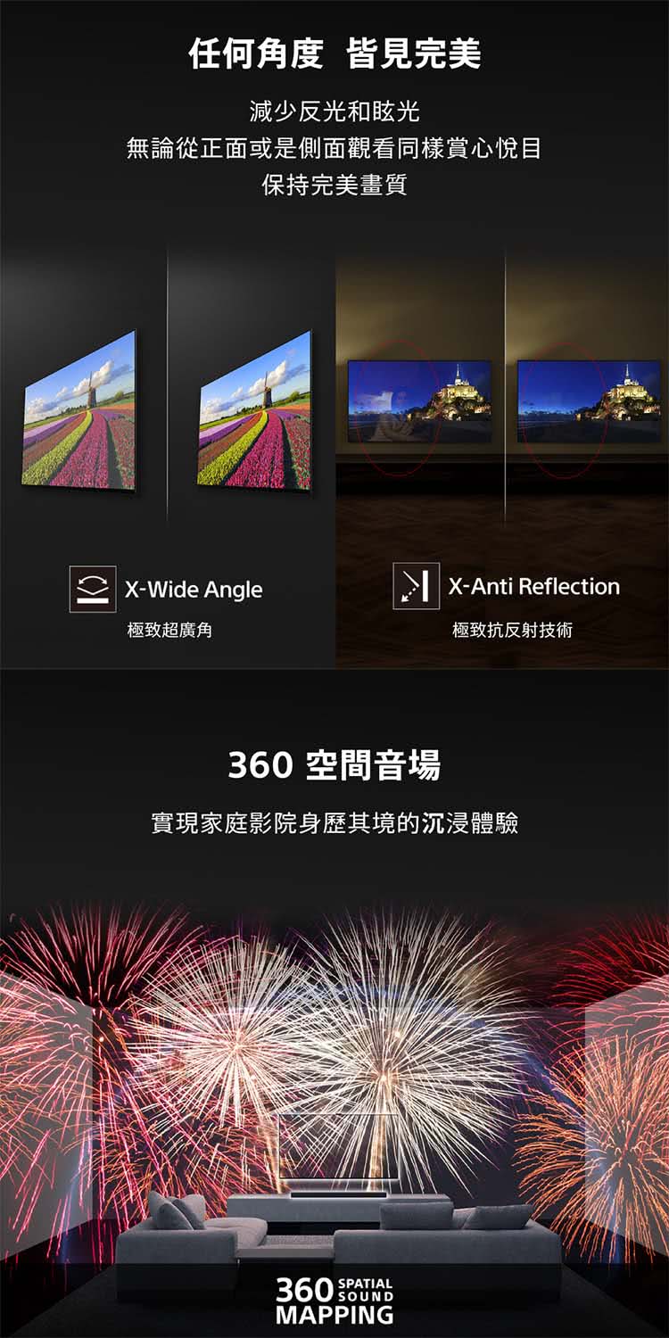 SONY 索尼 BRAVIA 9 65吋 XR Mini L