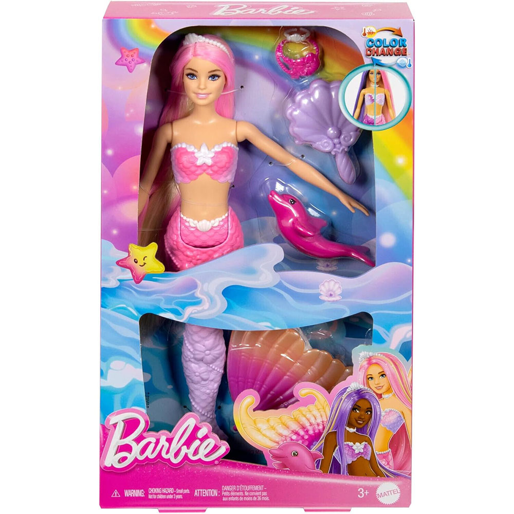 MATTEL 美泰兒 芭比夢幻變色美人魚組合 推薦