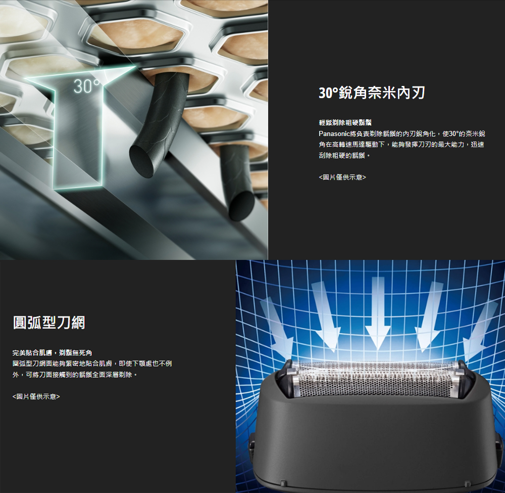 Panasonic 國際牌 電動刮鬍刀-黑(ES-RM3B-