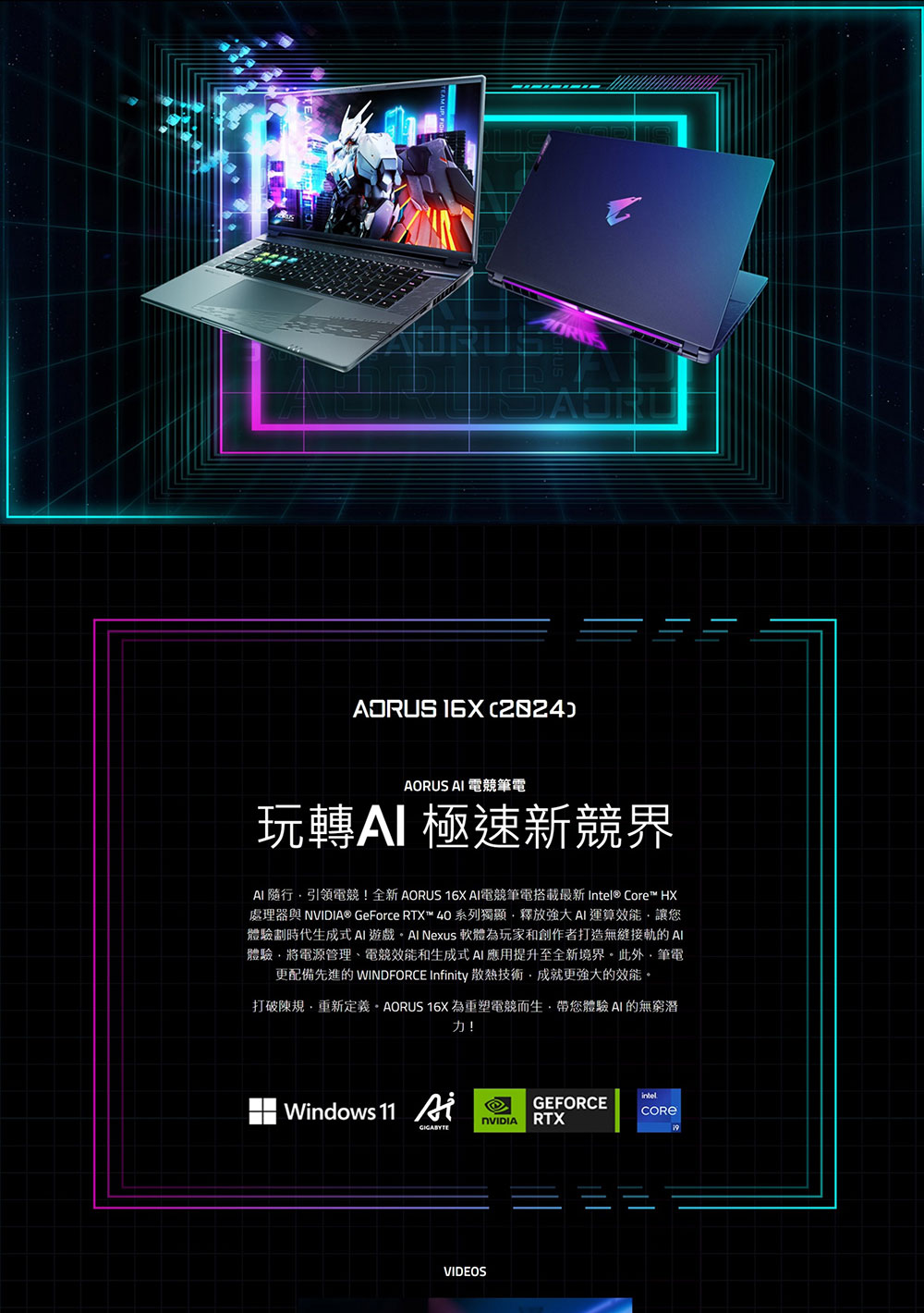 GIGABYTE 技嘉 【GIGABYTE 技嘉】AORUS