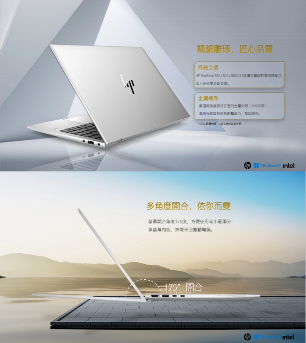 HP 惠普 14吋Ultra 7商用AI筆電旗艦款(Elit