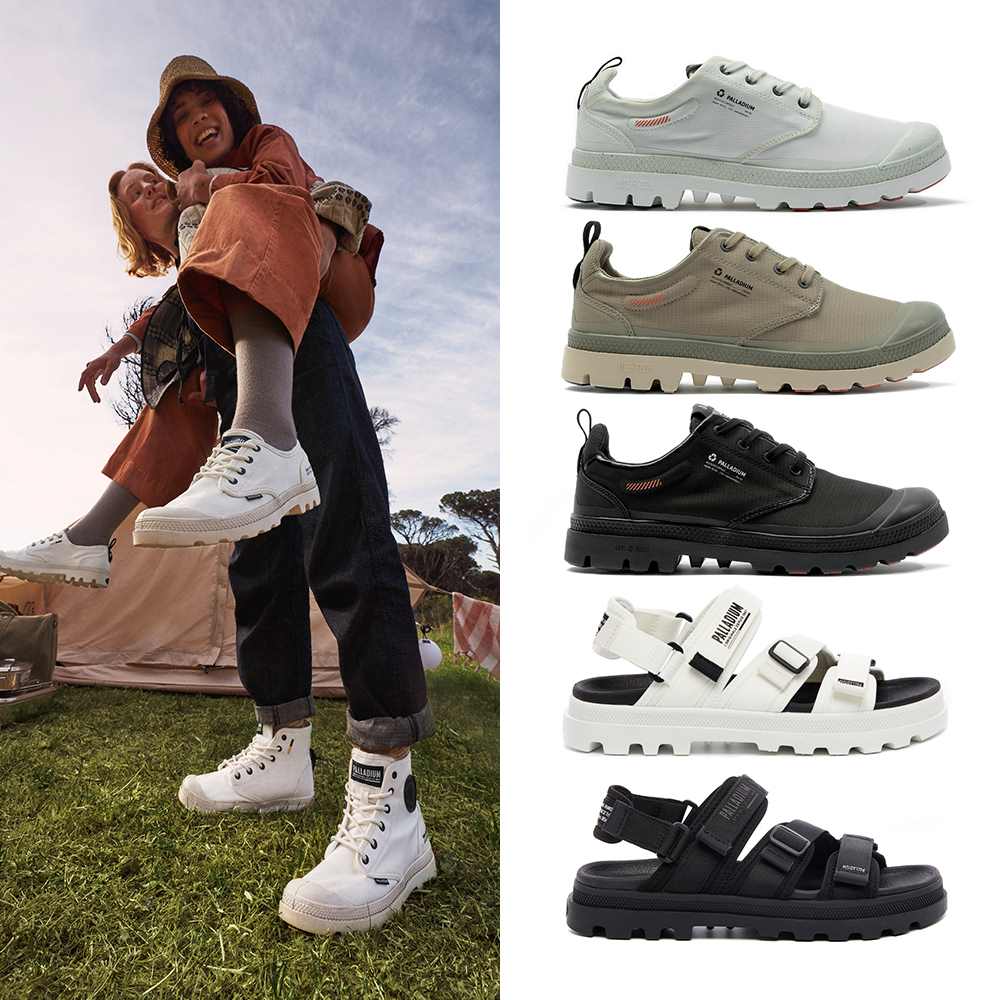 Palladium 快穿輕量防水靴/織帶涼鞋 防水鞋/休閒鞋