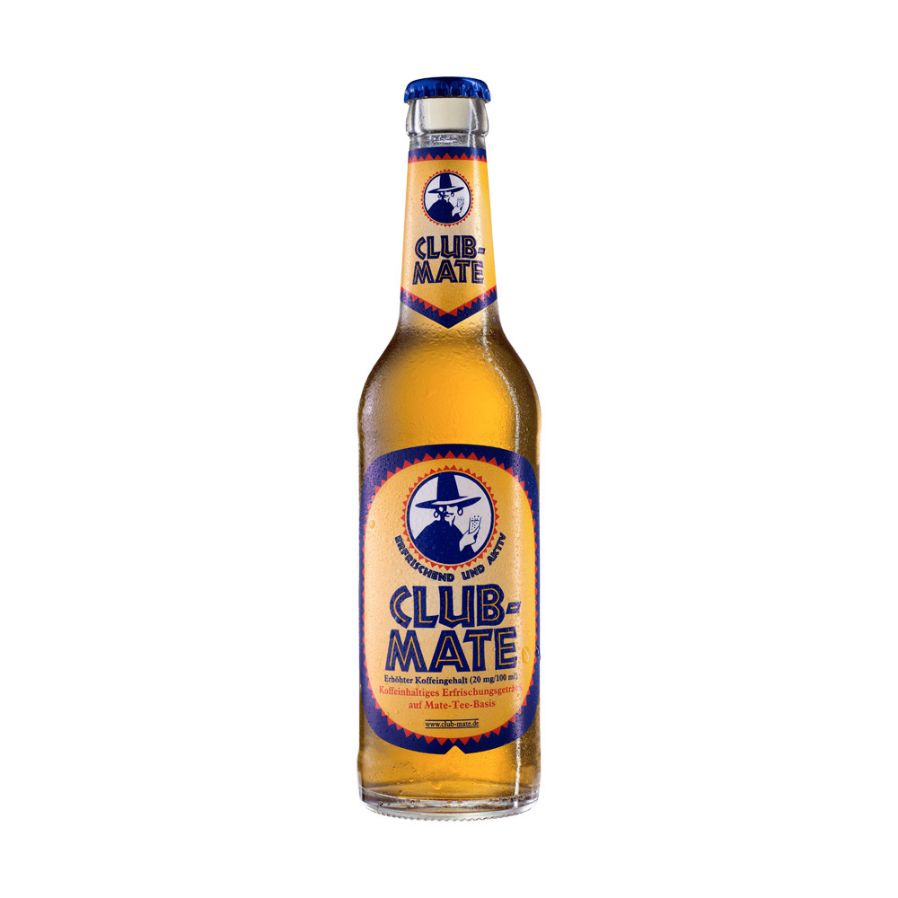 德國 Club Mate 黑客瑪黛茶氣泡飲 330ml x4