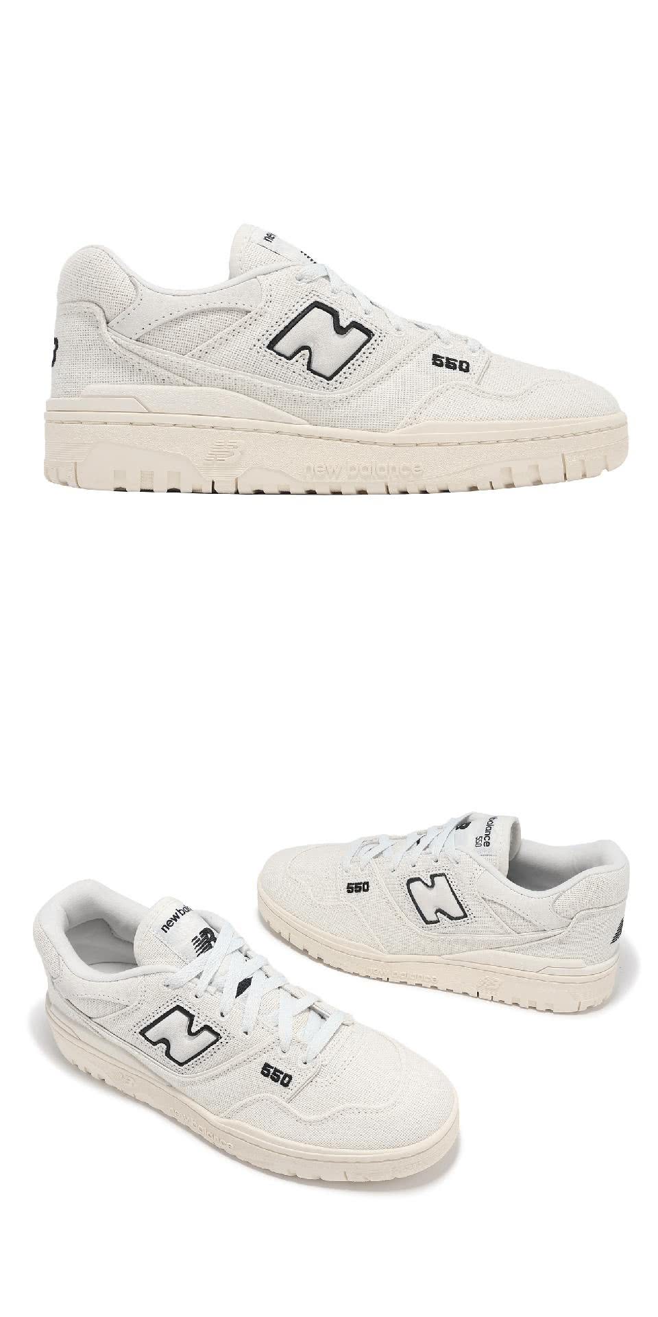 NEW BALANCE 休閒鞋 550 男鞋 女鞋 白 米白