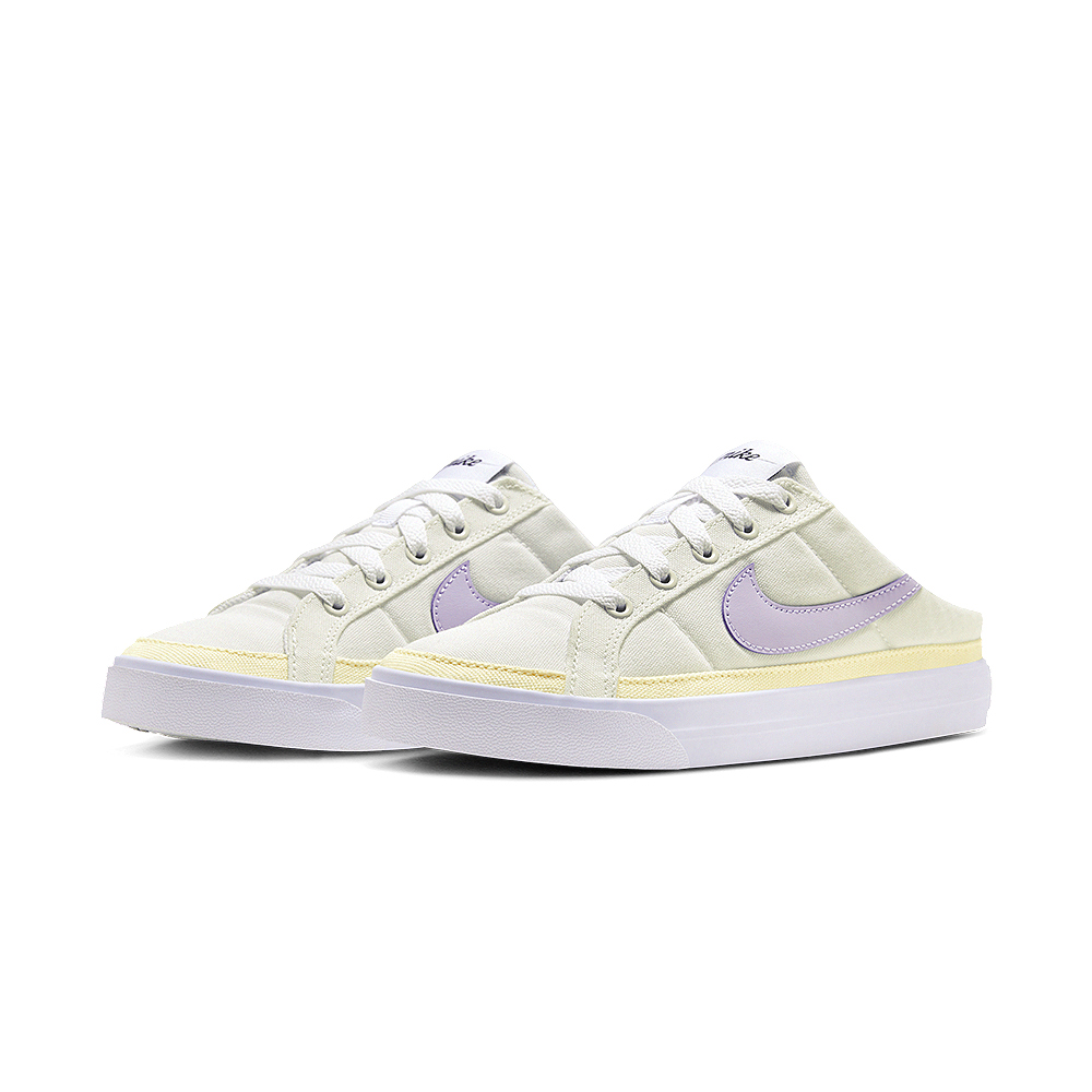 NIKE 耐吉 Court Legacy Mule 女鞋 米