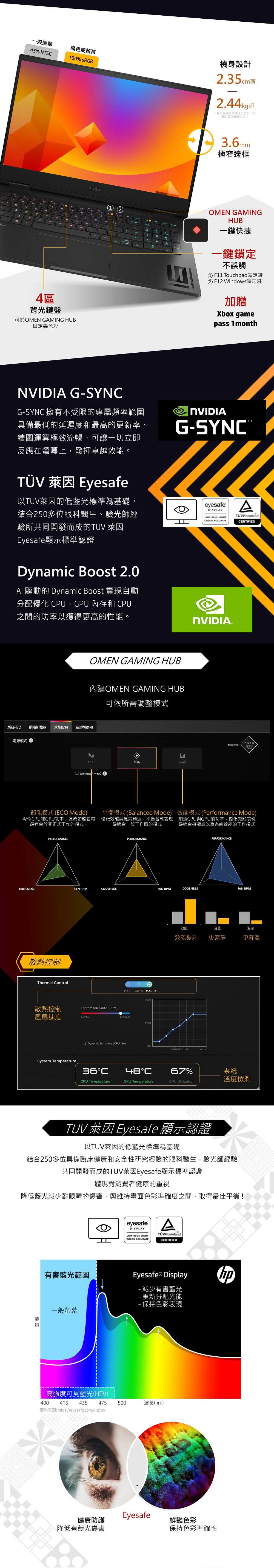 HP 惠普 16.1吋R7獨顯電競筆電(OMEN 16-xf