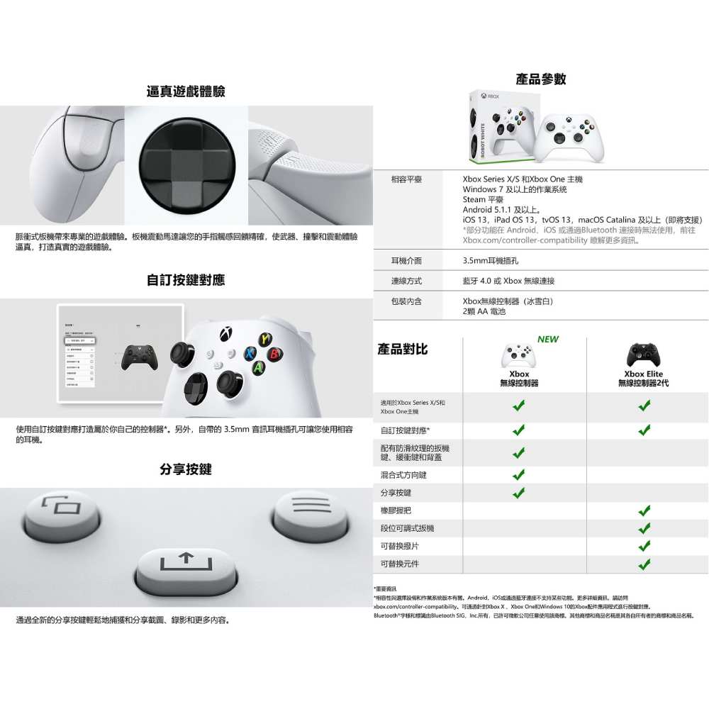 Microsoft 微軟 XBOX 原廠無線控制器 手把 P