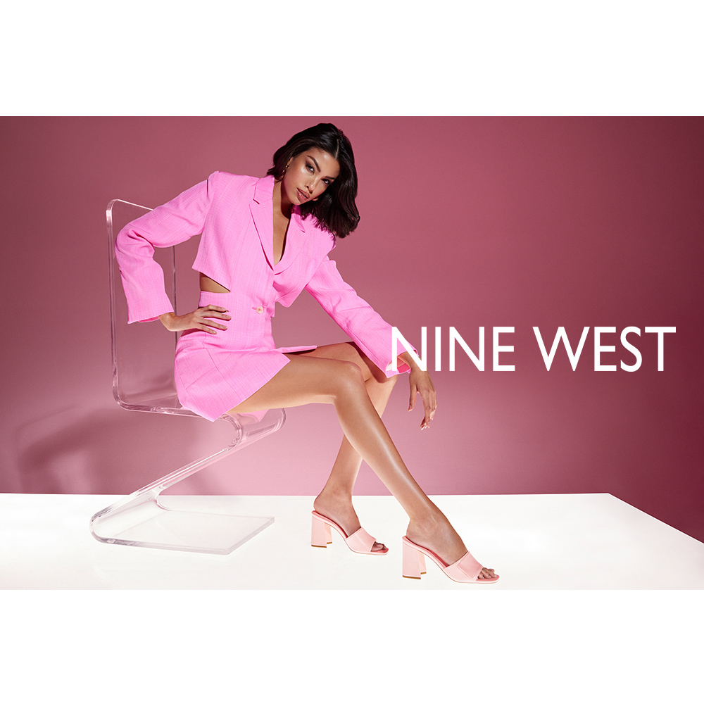 NINE WEST ELIENA純色貝殼包-黑色(51446