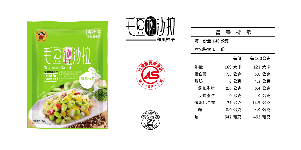 每一份量140公克
