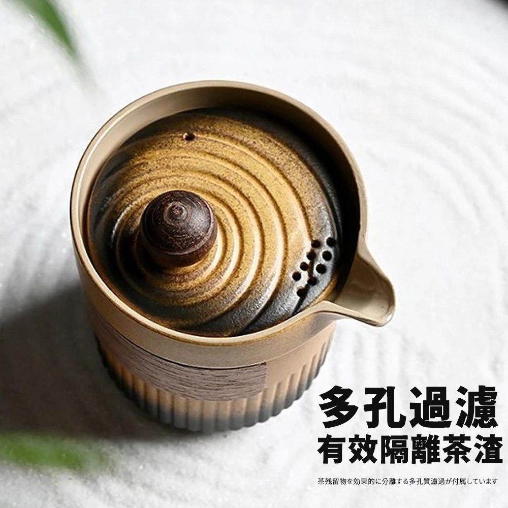 多孔過濾 有效隔離茶渣 茶残留物効果的分離多孔質濾過付属 