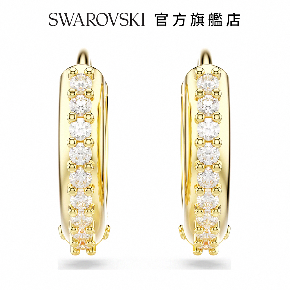 SWAROVSKI 施華洛世奇 Matrix 大圈耳環 圓形