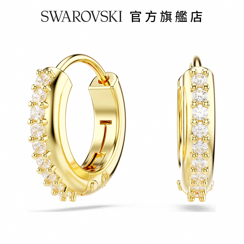 SWAROVSKI 施華洛世奇 Matrix 大圈耳環 圓形