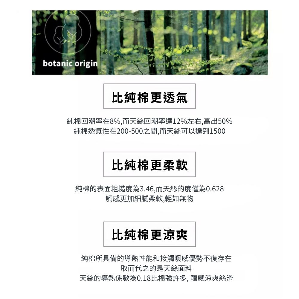 純棉回潮率在8%,而天絲回潮率達12%左右,高出50%