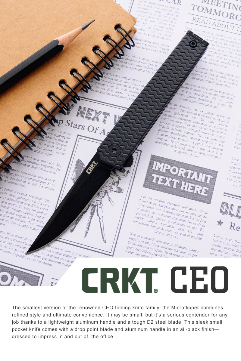 CRKT CEO MICROFLIPPER折刀(#7081D