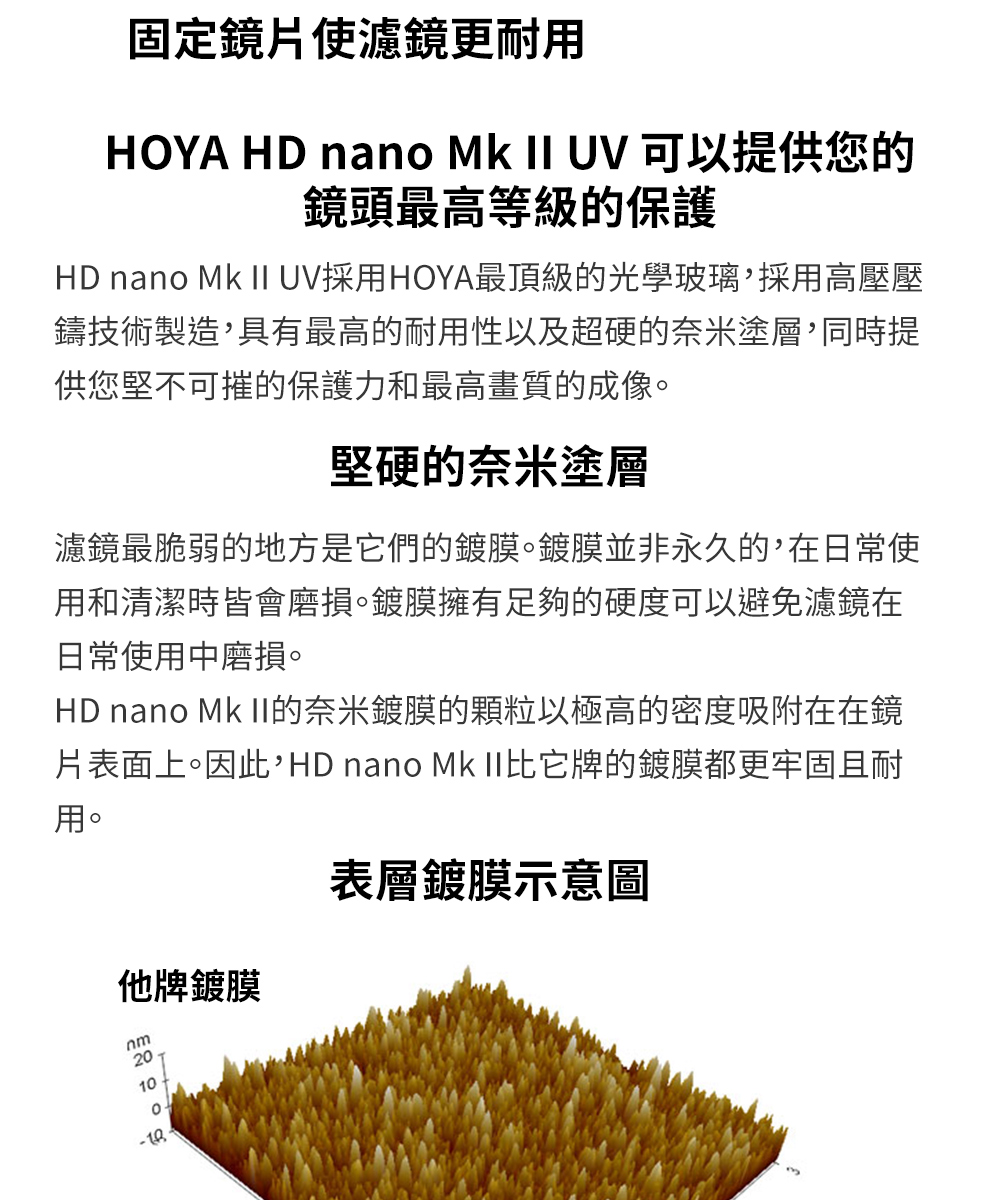 HOYA HD NANO MK II UV 濾鏡 82mm(