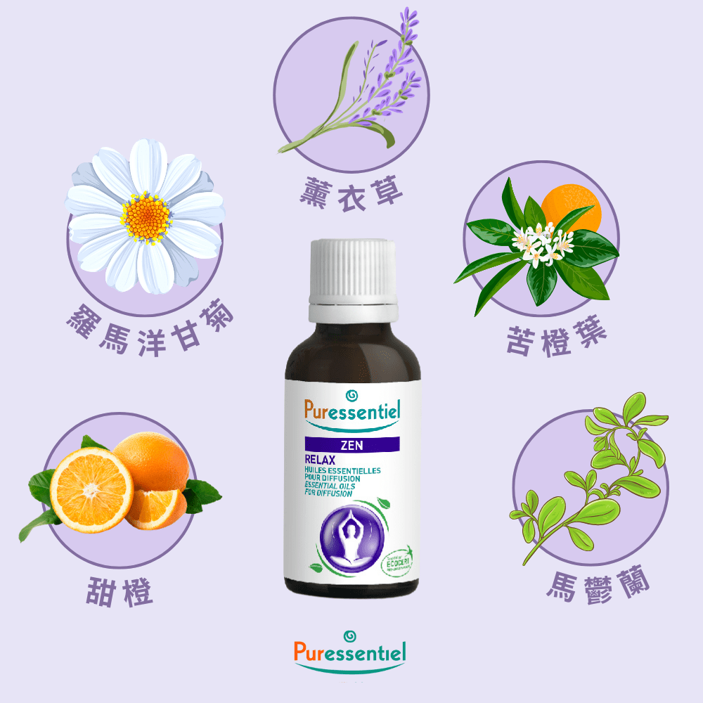 薰衣草 苦橙葉 甜橙 馬鬱蘭 