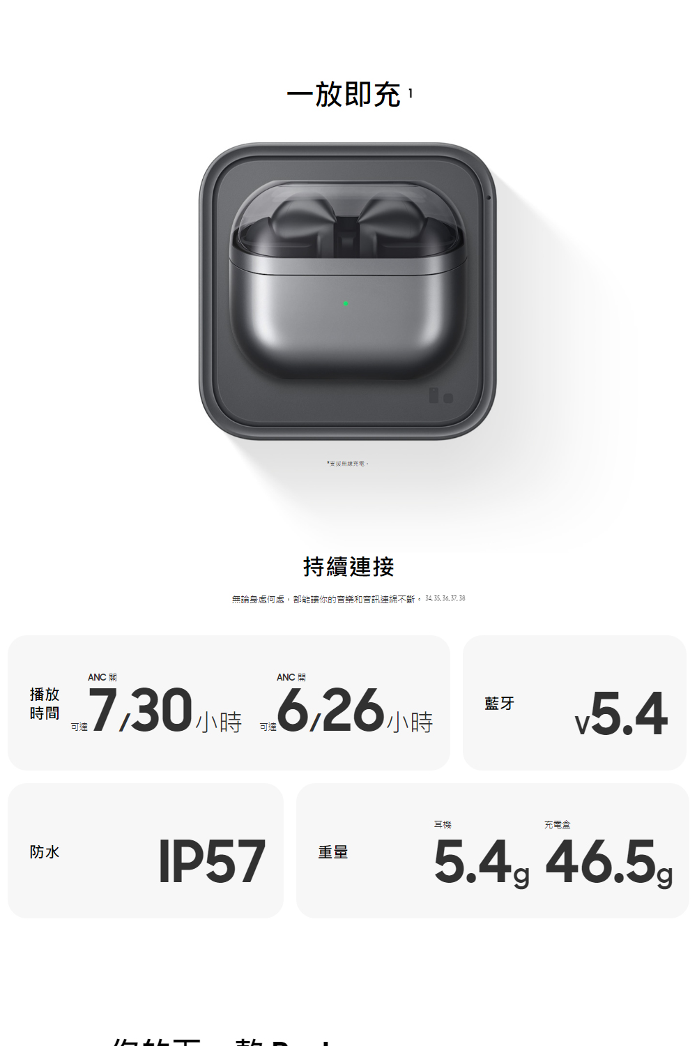 無論身處何處,都能讓你的音樂和音訊連綿不斷。 34. 35. 36. 37. 38
