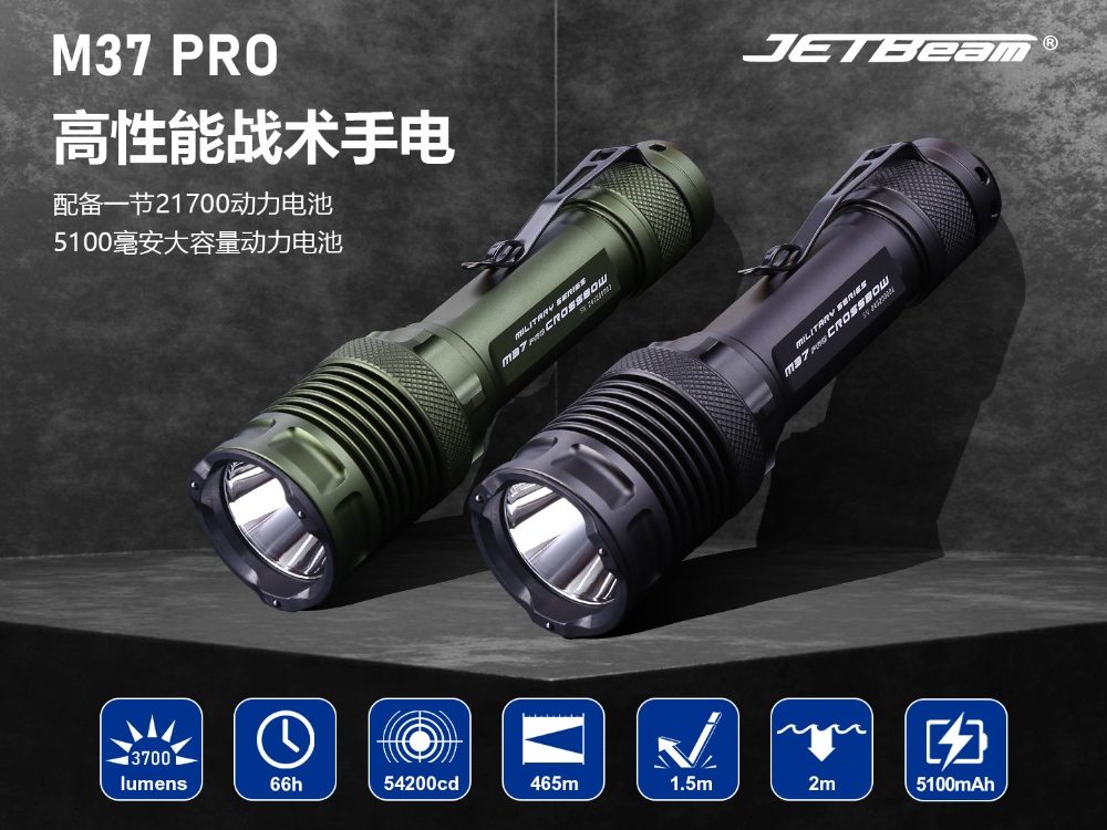 JETBeam 電筒王 M37 PRO(3700流明 465