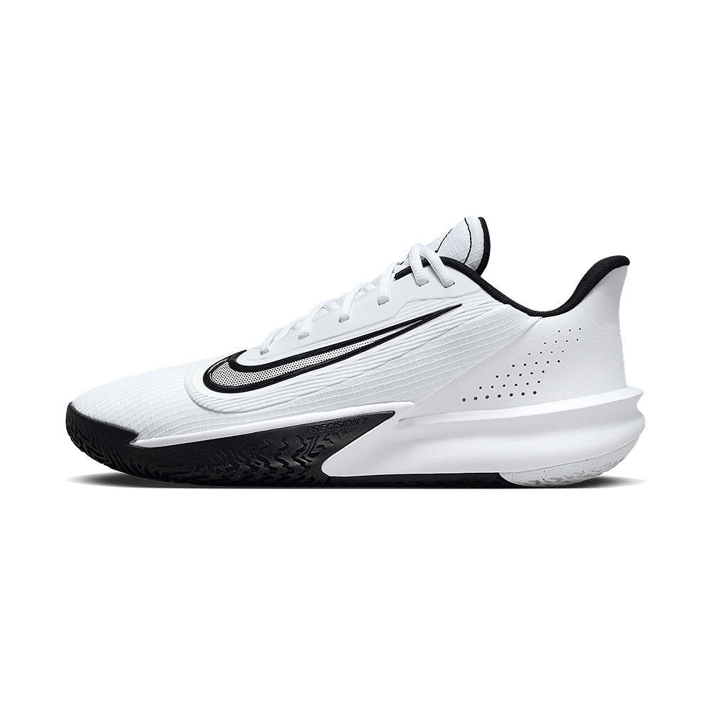 NIKE 耐吉 Precision VII 男鞋 白黑色 運