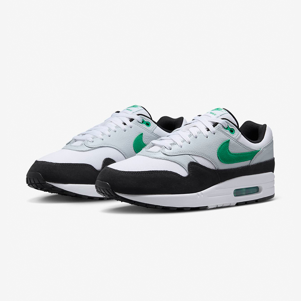 NIKE 耐吉 Air Max 1 男鞋 黑綠色 運動 輕量