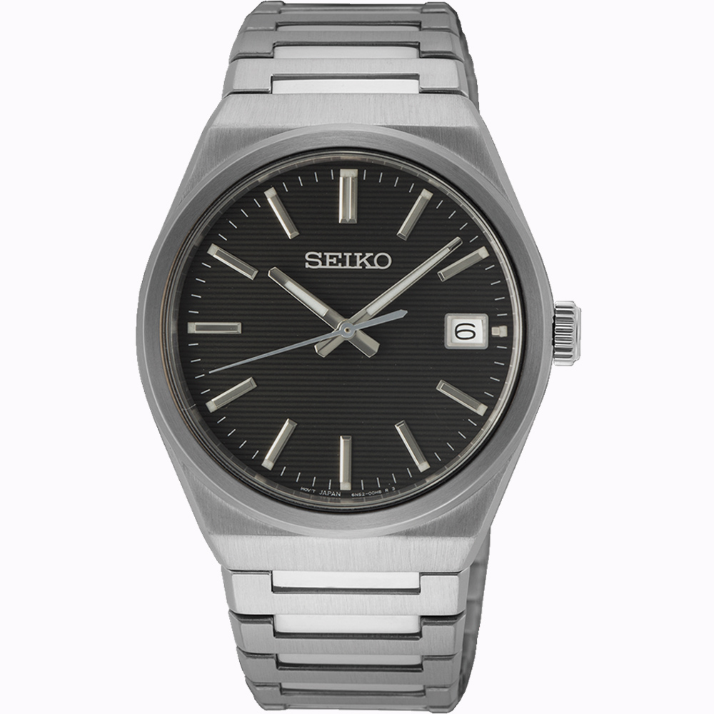 SEIKO 精工 CS系列簡約石英手錶-39mm 送行動電源