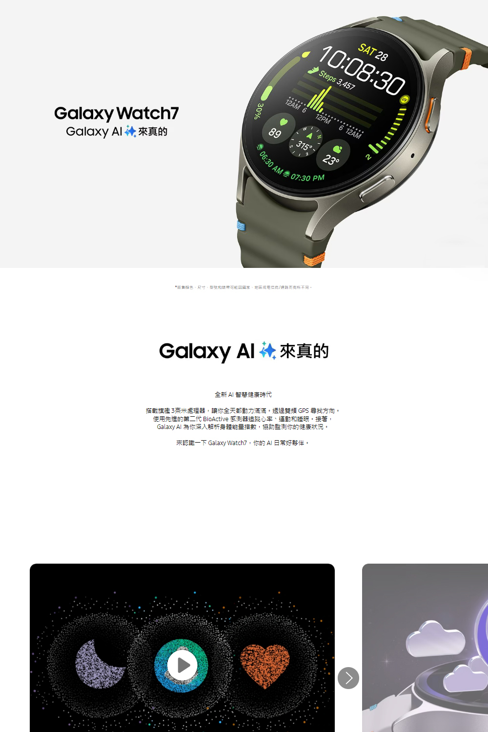 SAMSUNG 三星 Galaxy Watch7 藍牙版 4