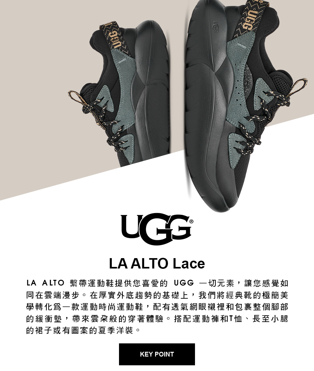 UGG 女鞋/包鞋/休閒鞋/運動鞋/LA Alto Lace