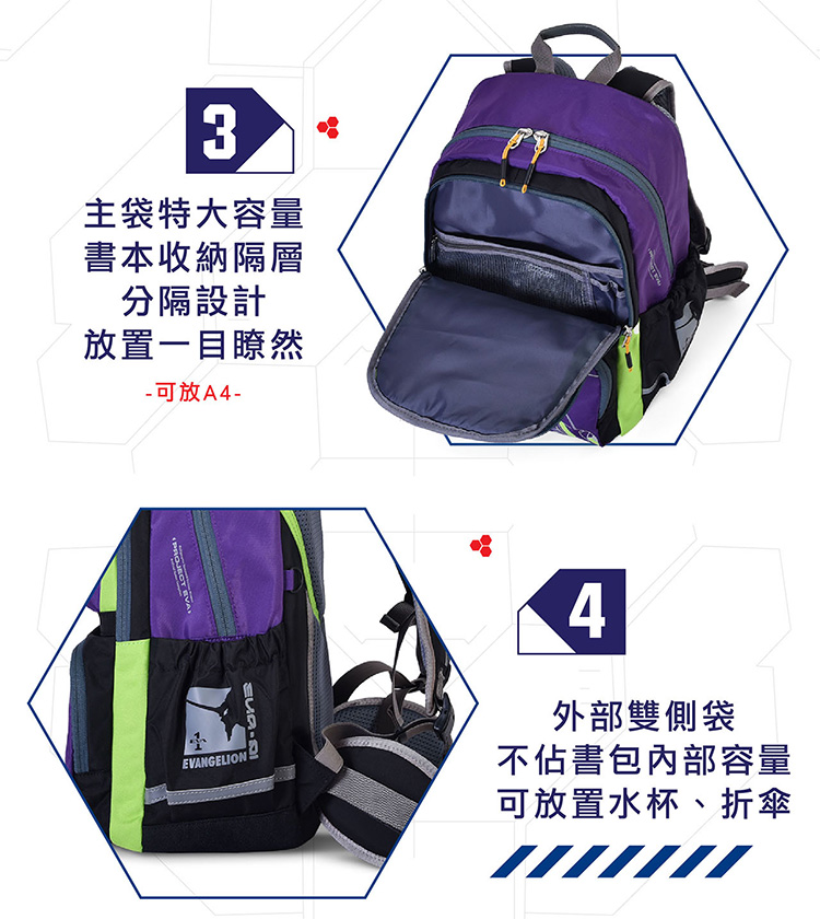 不佔書包內部容量