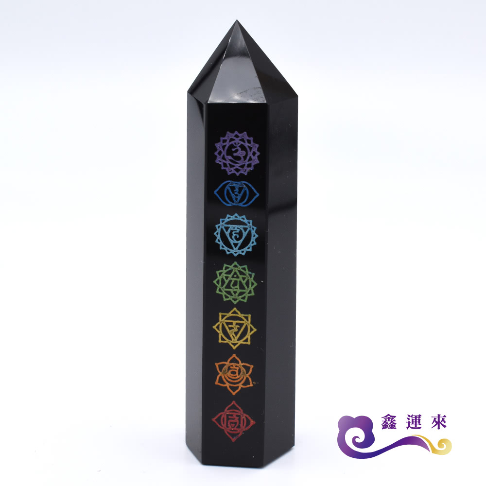 鑫運來】◎七脈輪黑曜石晶柱- momo購物網- 好評推薦-2026年6月