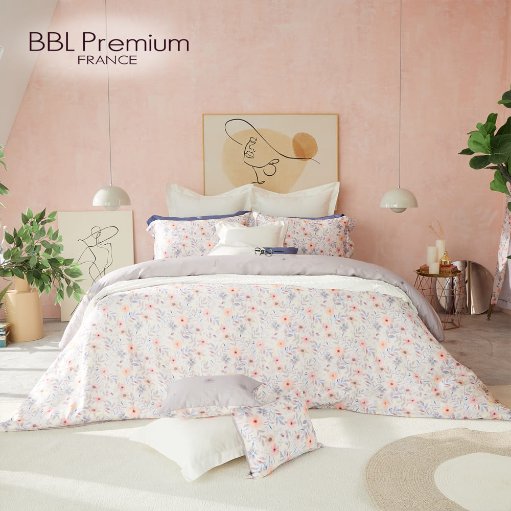 BBL Premium 100%天絲印花兩用被床包組-桑格斯