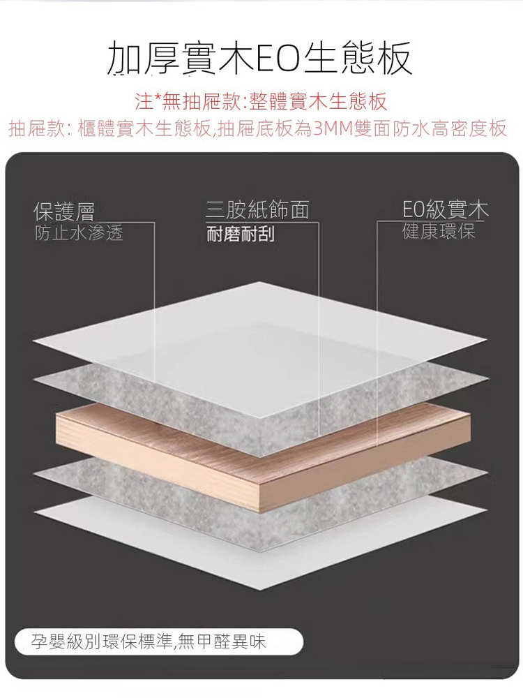 歐德沐 實木簡約電視櫃 140*30*50cm 北歐風 加寬