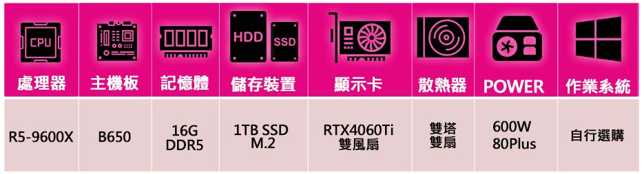 微星平台 R5六核 RTX4060Ti {旗開馬到}海景房電