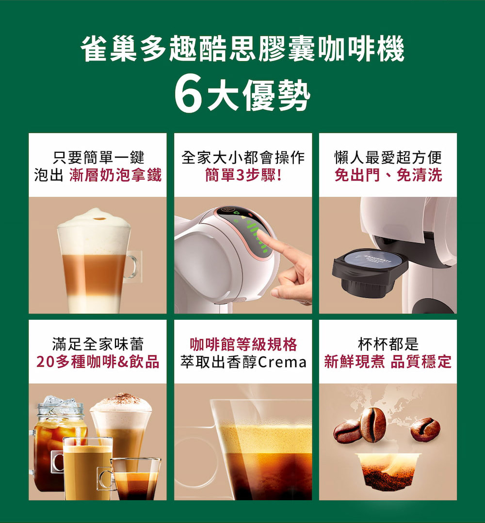 萃取出香醇Crema 新鮮現煮 品質穩定