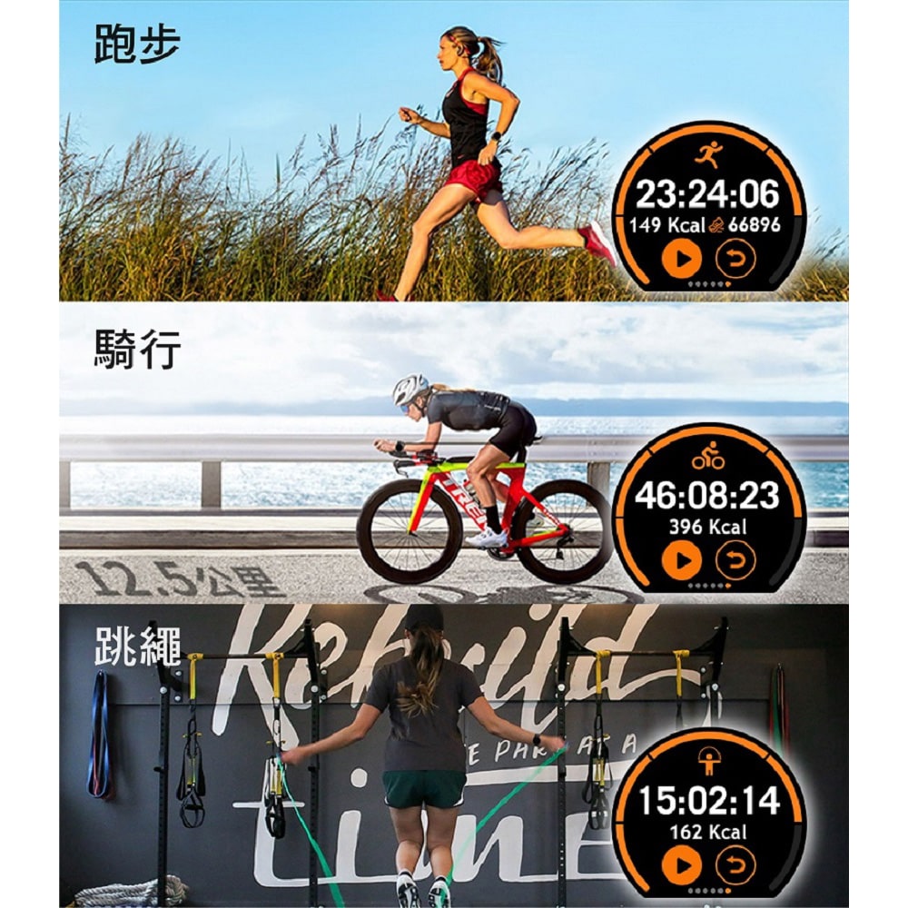 跑步 騎行 跳繩 