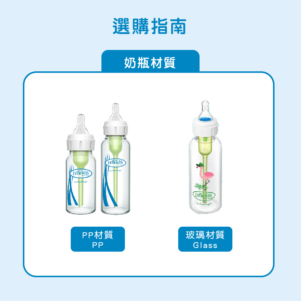 選購指南 奶瓶材質 PP材質 玻璃材質 