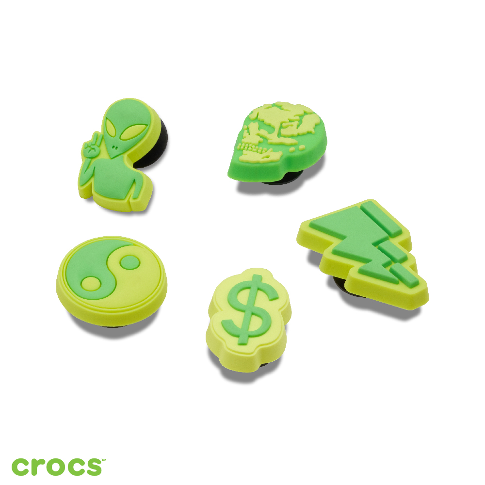 Crocs 鞋扣 All Things Slime 5件組(