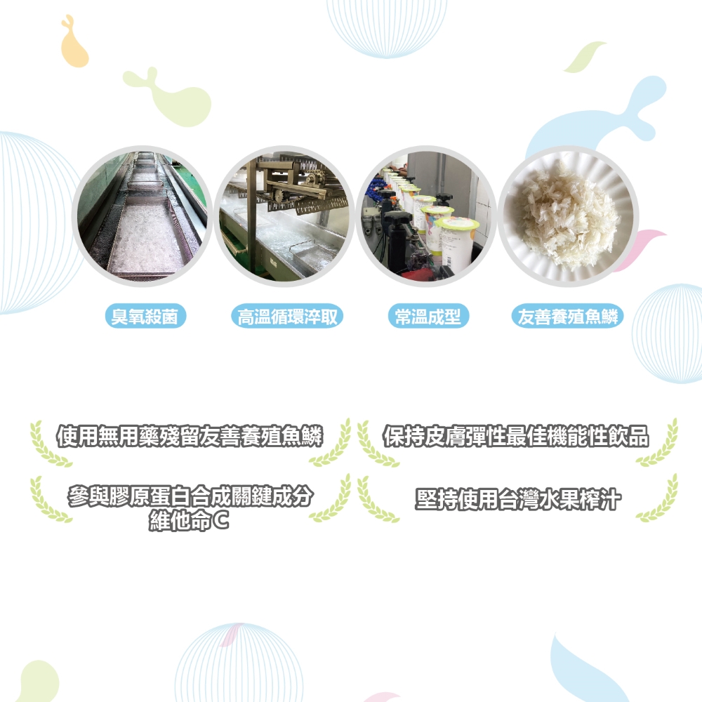 使用無用藥殘留友善養殖魚鱗