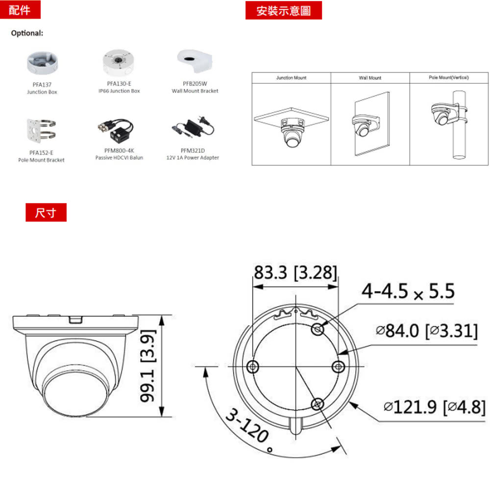 CHANG YUN 昌運 大華 DH-HAC-HDW2501