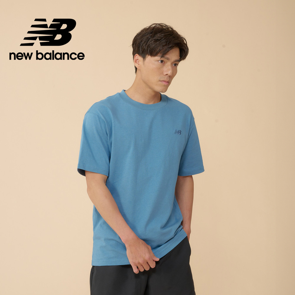 NEW BALANCE NB 小LOGO厚磅短袖上衣_男性_