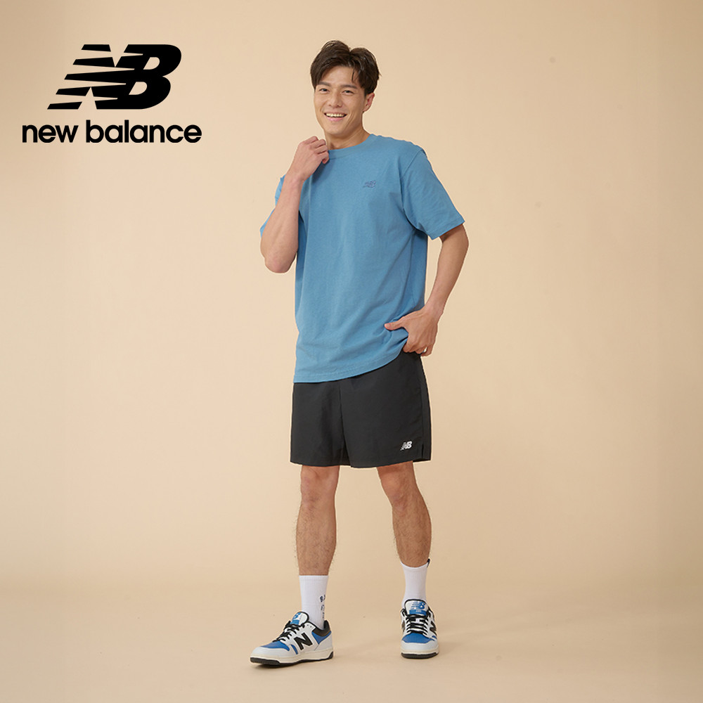 NEW BALANCE NB 小LOGO厚磅短袖上衣_男性_