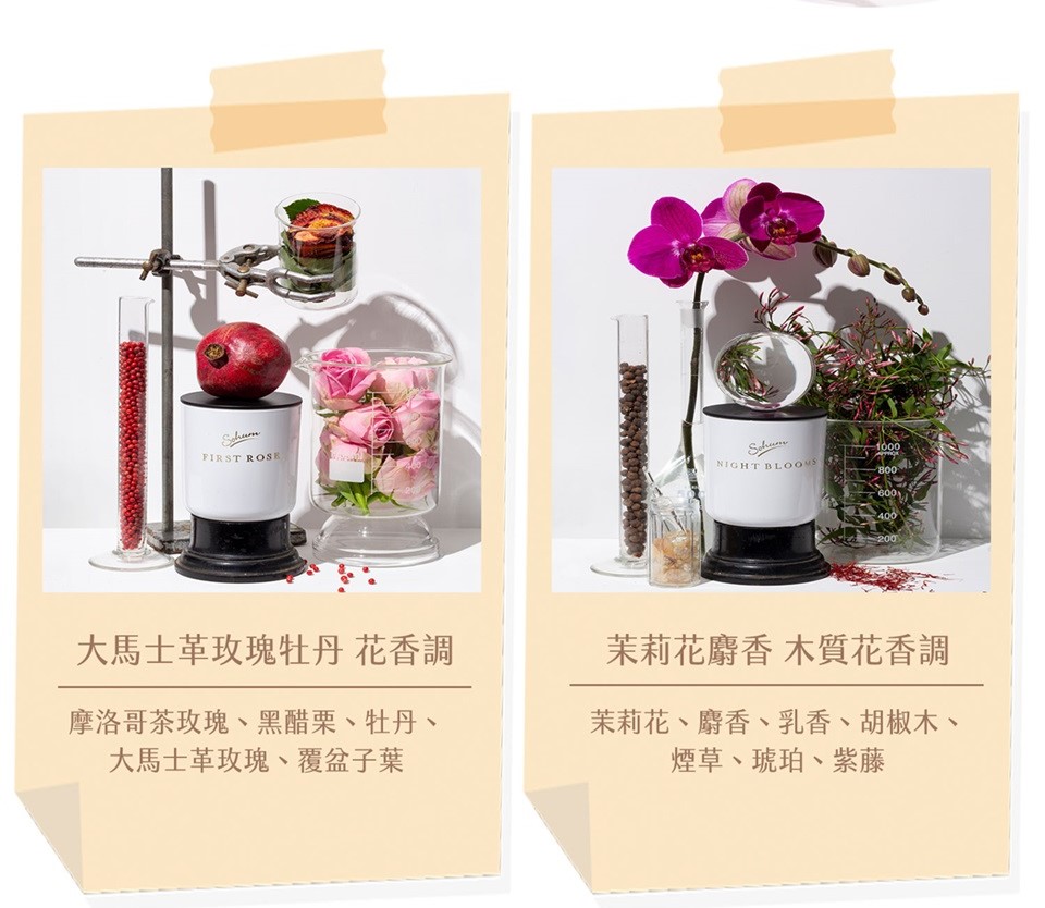 摩洛哥茶玫瑰、黑醋栗、牡丹、